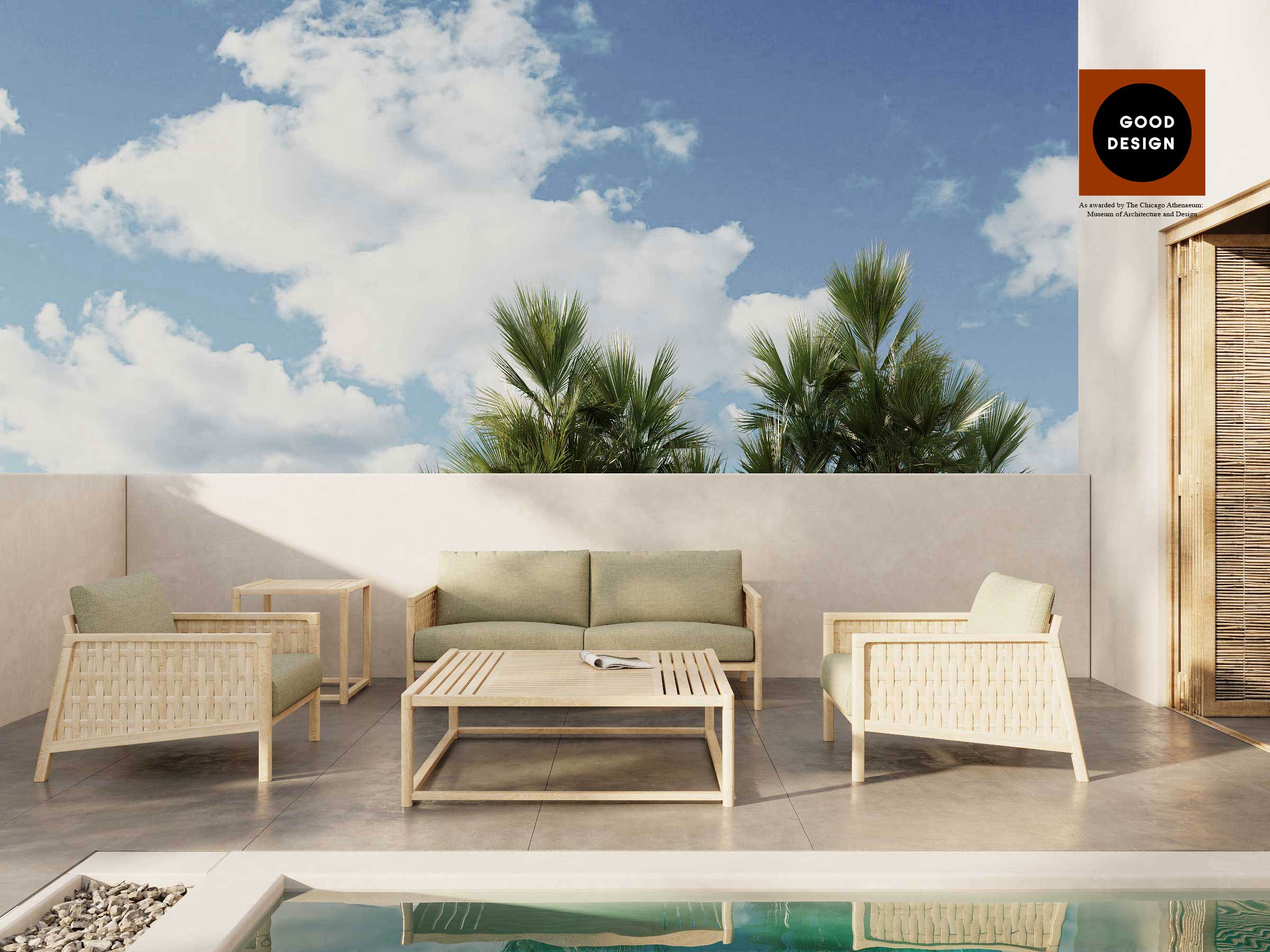 Lotus Three Seater Sofa - Image 7